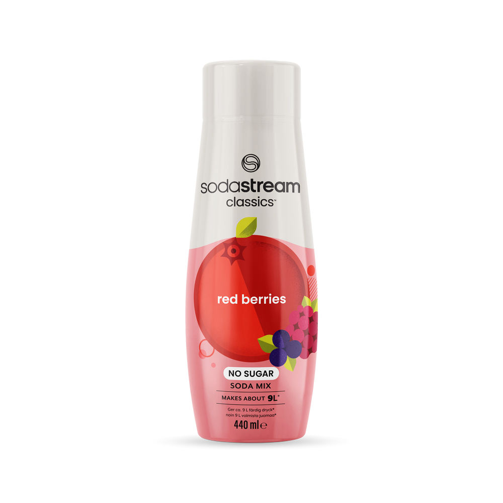 SodaStream Red Berries No Sugar - Sirup Smak
