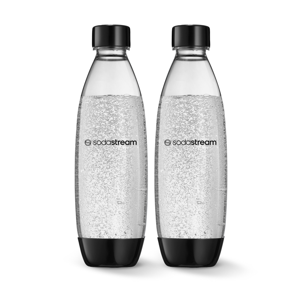 SodaStream 2-pack 1L oppvaskmaskinsikre Fuse-flasker