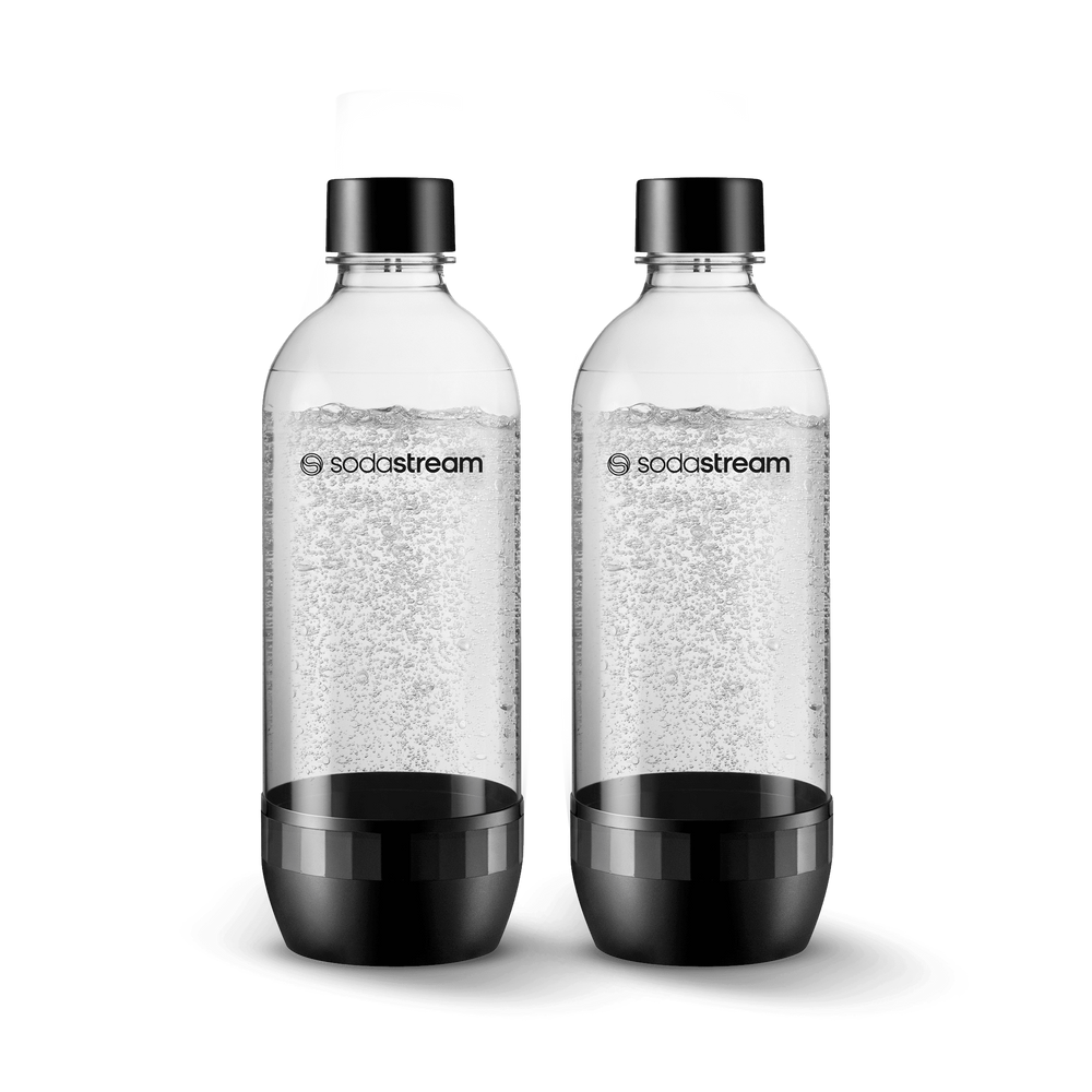 SodaStream 2-pack 1L oppvaskmaskinsikre flasker