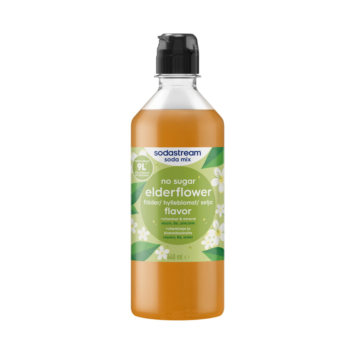 Elderflower No Sugar sodastream