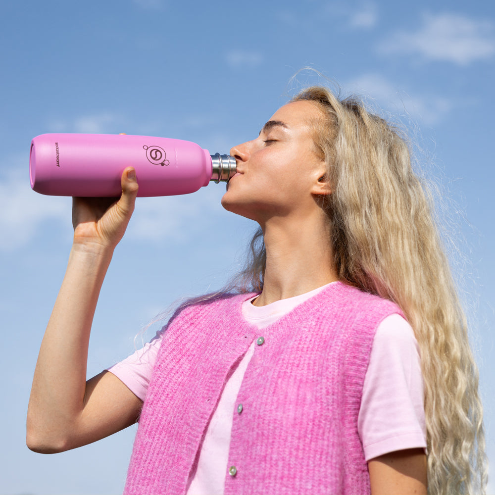 Fizz & Go Stainless Steel 0,9L Flaske Guava