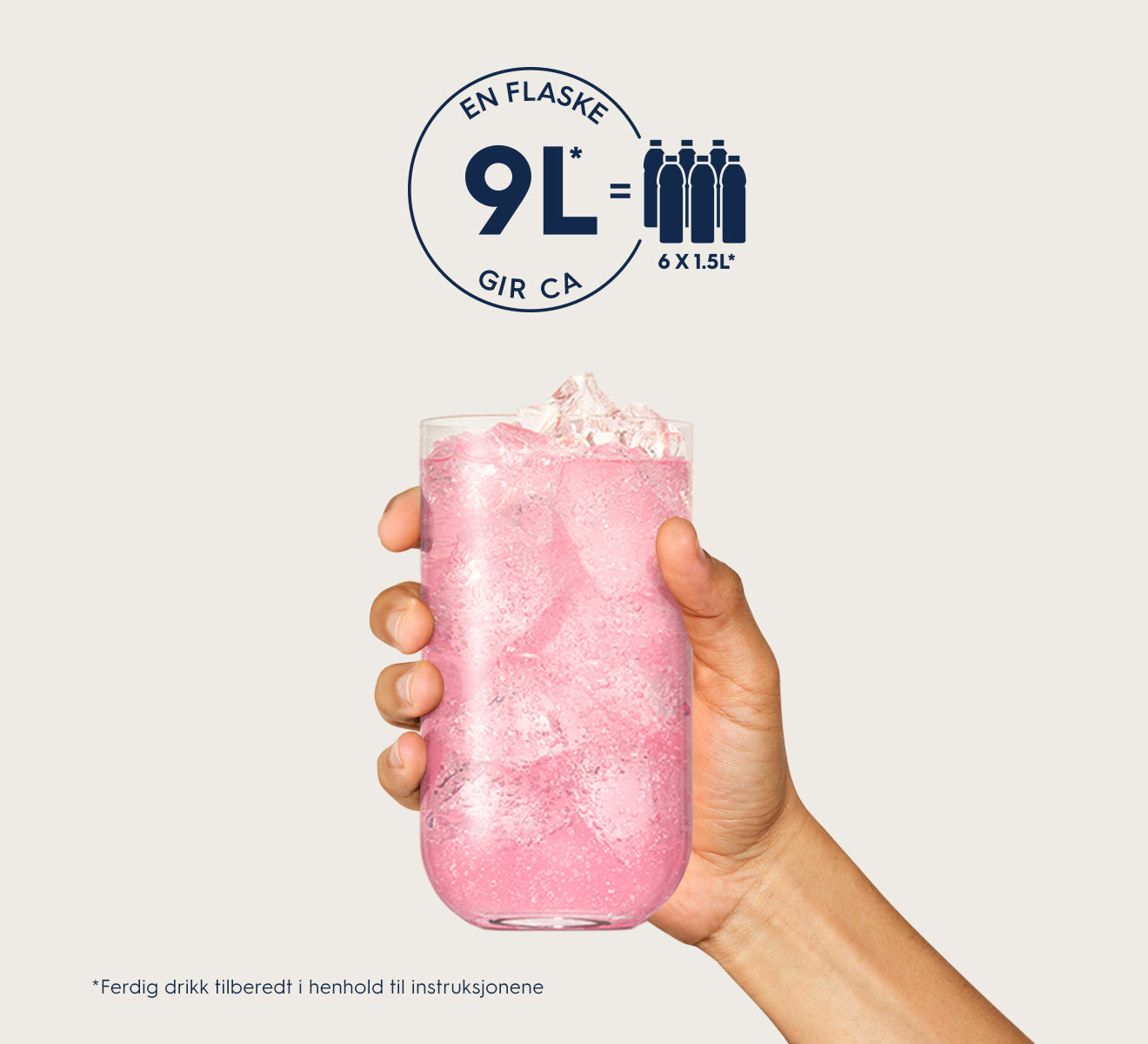 Hva inneholder flasken?