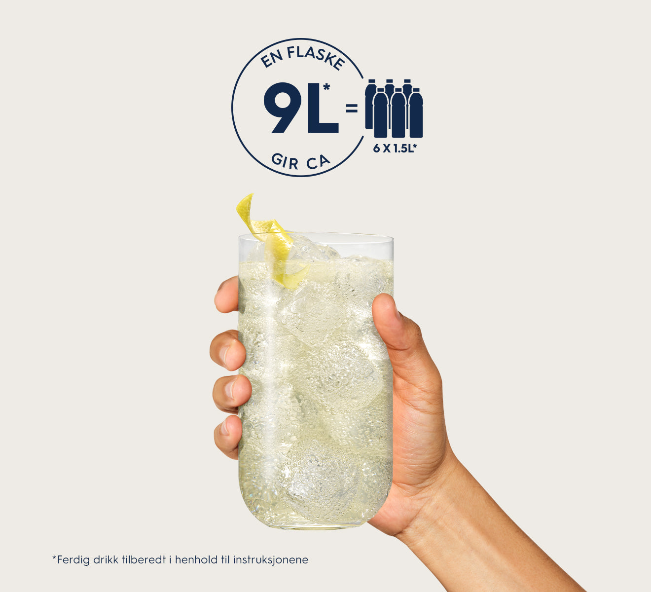 Hva inneholder flasken?