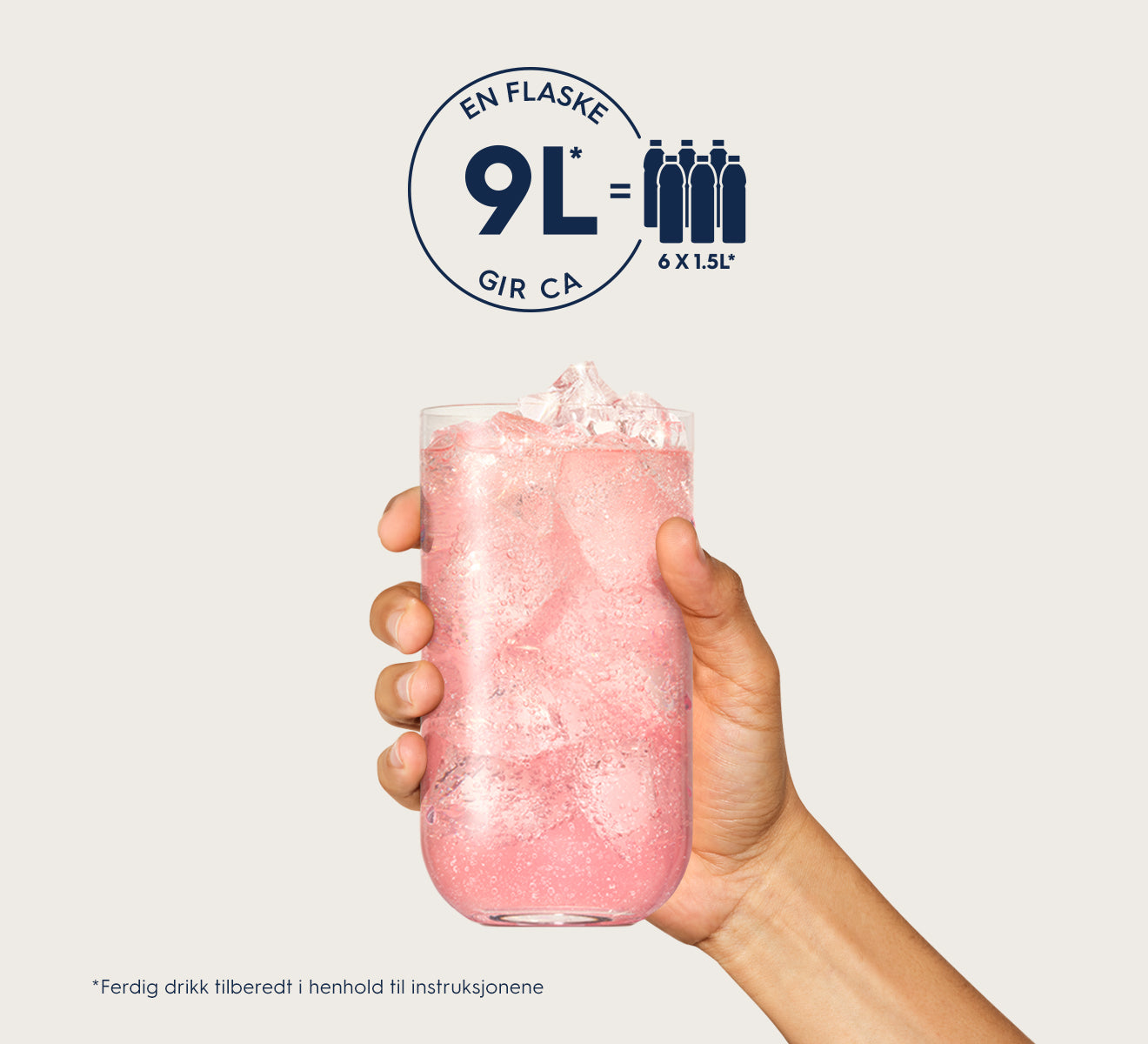 Hva inneholder flasken?