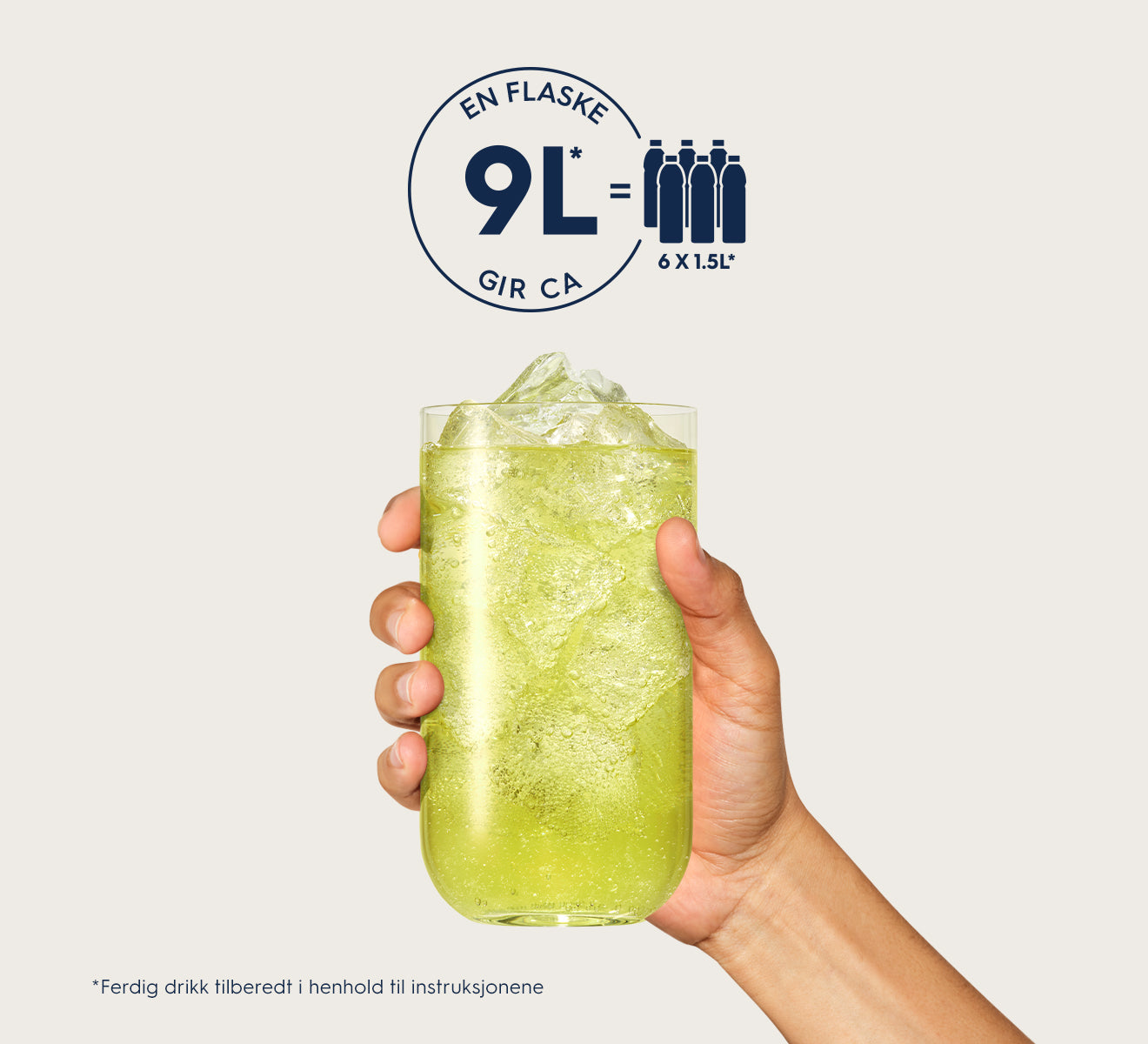 Hva inneholder flasken?