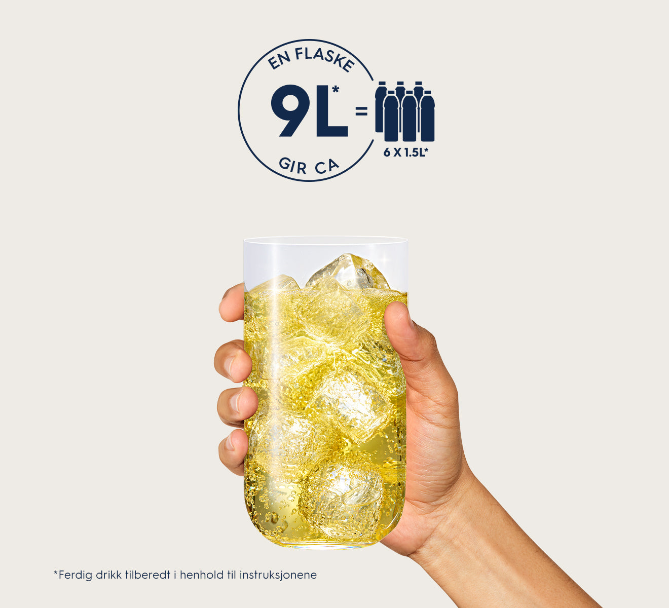 Hva inneholder flasken?