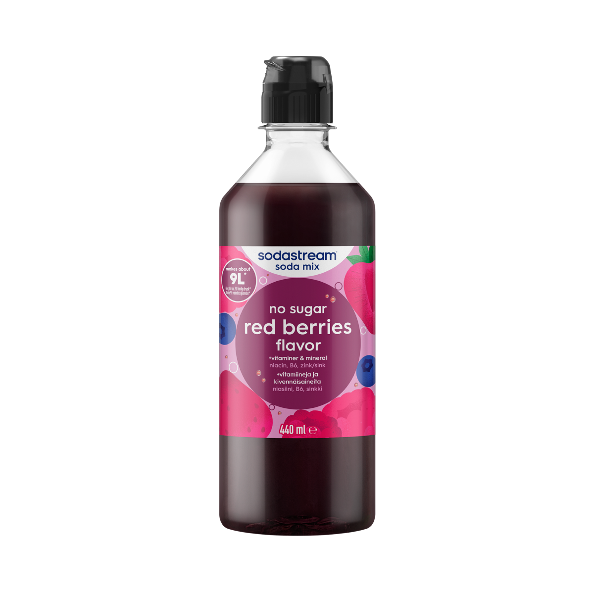 Red Berries No Sugar sodastream