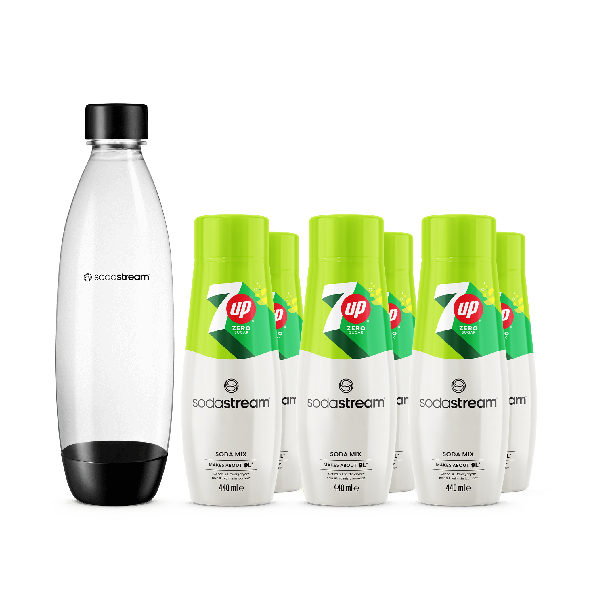 SodaStream 6-pack 7UP Zero Smak